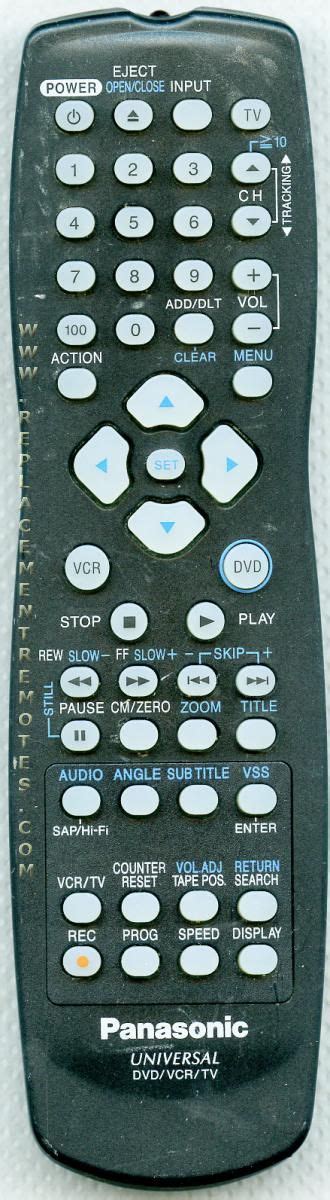 Buy Panasonic LSSQ0374 TV VCR DVD Combo Remote Control