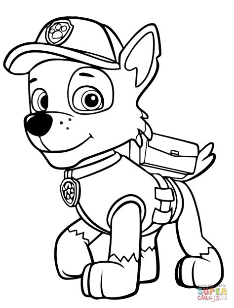 Ausmalbild Paw Patrol Rocky Ausmalbilder Kostenlos Zum Ausdrucken