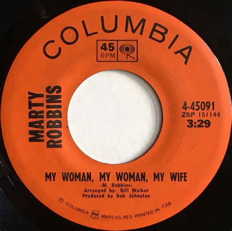 Marty Robbins My Woman My Woman My Wife Martha Ellen Jenkins Releases Discogs