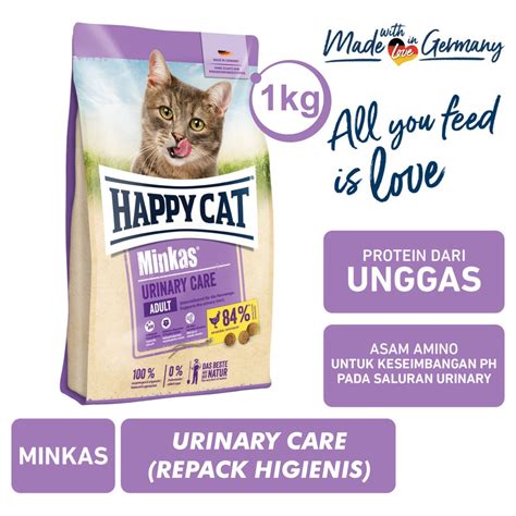 Jual Happy Cat Minkas URINARY CARE 1KG Dry Food Happycat Makanan Kucing