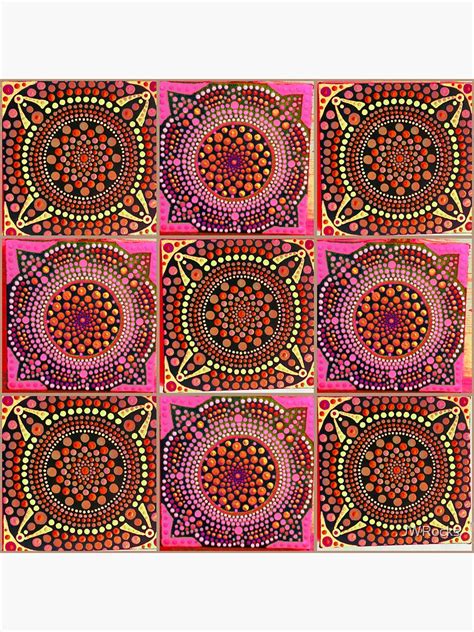 Purple And Pink Mandalas Sticker For Sale By Jwrocks Redbubble