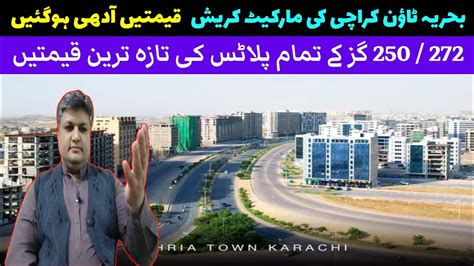 Bahria Town Karachi Latest Rates Prices Updates Of 250 272 Sqyds Plots