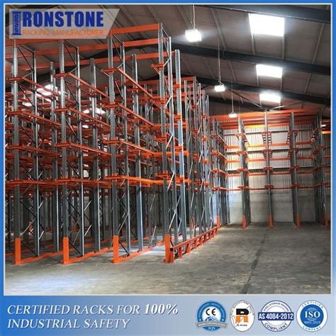 Adjustable High Density Drive In Racking System For Cold Storage