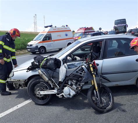 Ziua de Cluj Accident cu două motociclete și o mașină în Păniceni