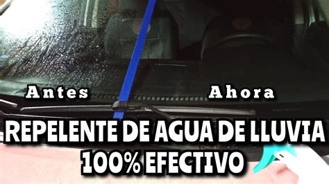 REPELENTE DE LLUVIA CASERO Para El Parabrisas De Tu Auto YouTube