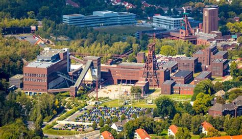 Essen Von Oben Industrie Denkmal Der Technischen Anlagen Und