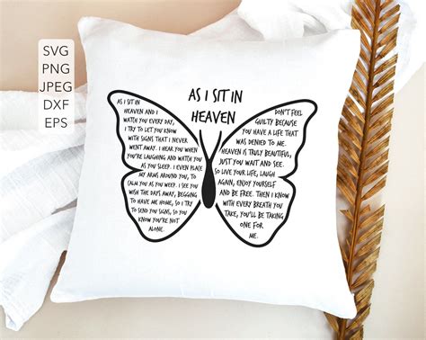 Digital Embroidery Embroidery Files Digital Stamps Digital Prints Butterfly Poems Heaven