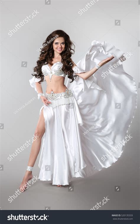 Beautiful Arabian Bellydancer Sexy Woman Bellydance Stock Photo