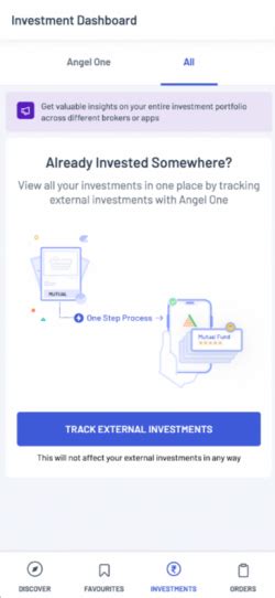 Track All Your Mutual Fund Investments From The Angel One App