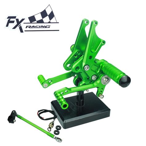 CNC de Alumínio Da Motocicleta Pé Pegs Resto ZX14 ZZR1400 Footpegs