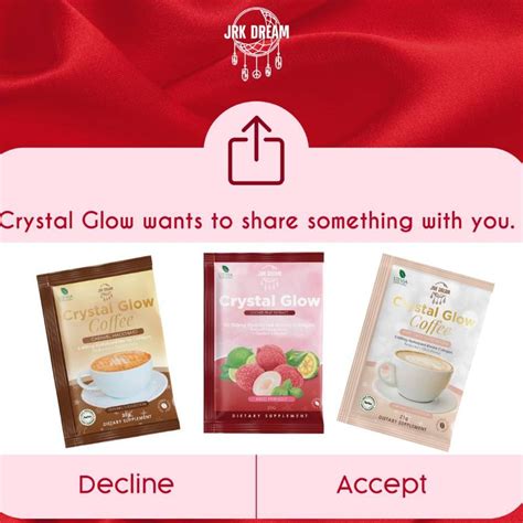 Crystal Glow Sachet Assorted Lychee Caramel Macchiato White Mocha