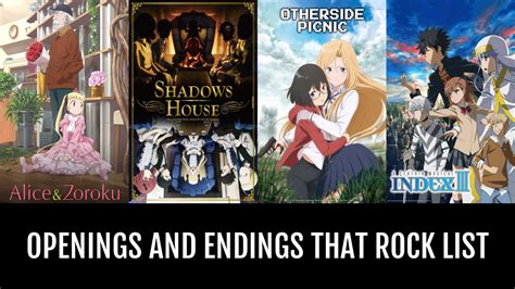 Openings and endings that rock - by ryanshowseason2 | Anime-Planet