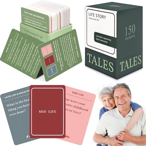 Amazon Yisquar Life Story Interview Kit Cards Tales Life Story