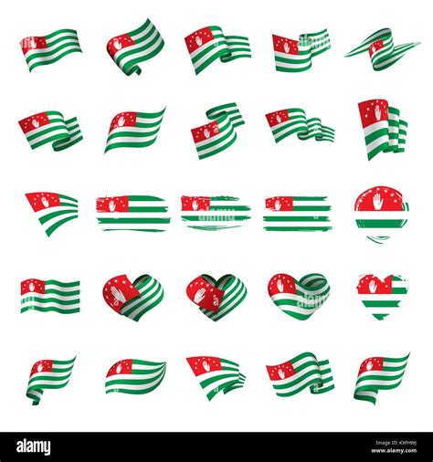 Abkhazia Flag Vector Illustration Stock Vector Image Art Alamy