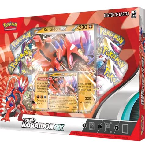 Box Pokemon Koraidon Ex Lendas De Paldea Pokémon Tcg Parcelamento