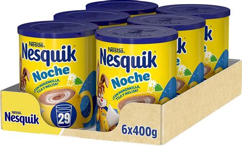 Nesquik Nestl Noche Cacao Soluble G Lata Pack De Amazon Es