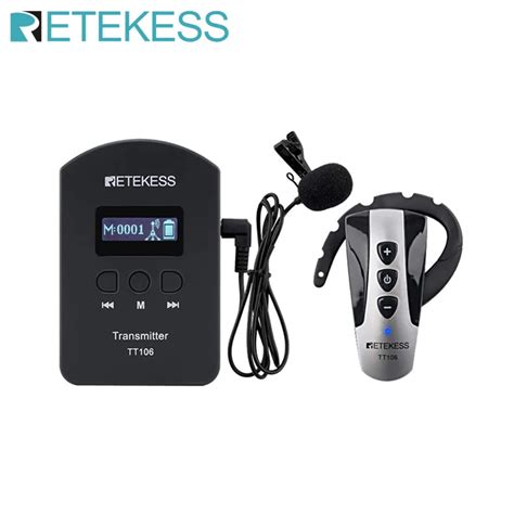 Retekess Tt G Uhf Wireless Tour Guide Transmission System For