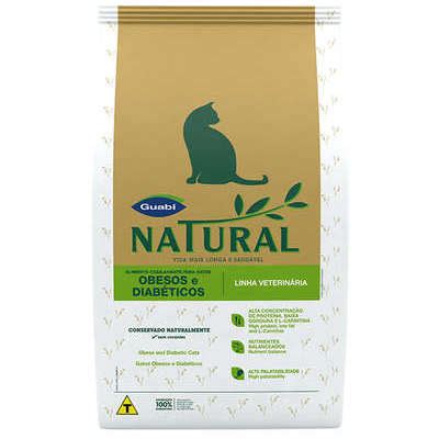Ração Para Gato Obeso - Ração Guabi Natural Gatos Diabéticos e Obesos | Petlove