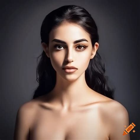 Middle Eastern Woman With European Features Extremely Beautiful Face