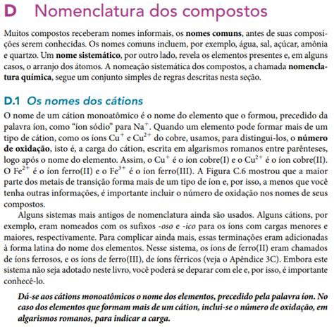 Projeto PUB Química Básica Nomenclatura dos compostos iônicos e