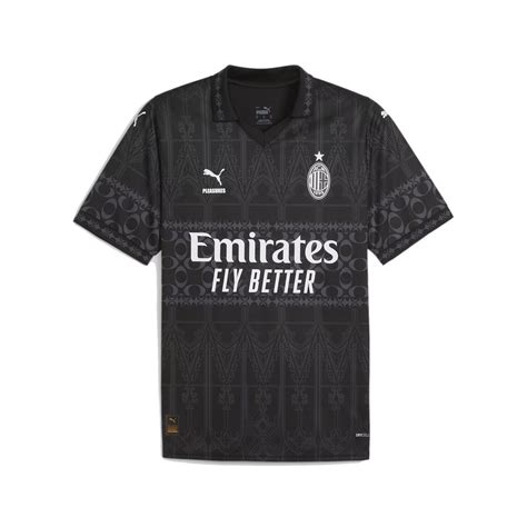 Maillot Milan Ac X Pleasures Noir Sur Foot Fr