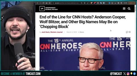 Cnn To Fire Its Top Hosts Anderson Cooper Tapper Blitzer May Be