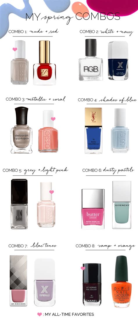 Eight Manicure and Pedicure Color Combinations - Cupcakes & Cashmere