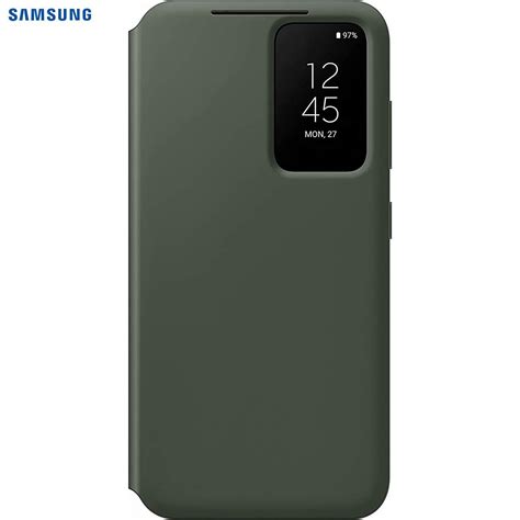 Husa Originala Samsung Galaxy S G Smart View Wallet Case Khaki Ef