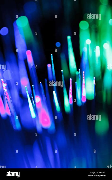 Fiber Optic Abstract Background Stock Photo Alamy