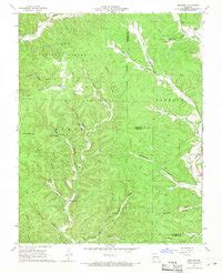 Map of Midridge, Shannon County, MO in 1966 | Pastmaps