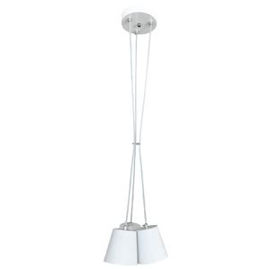 Kit 3 Pendente Lustre Luminária Pequim Branco 30cm Leroy Merlin