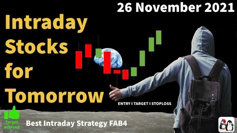 Daily Best Intraday Stocks For Trade 26 Nov 2021 Stocks For