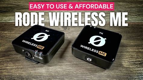 Rode Wireless Me Overview And First Impressions Youtube