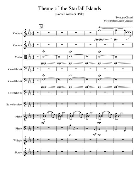 Theme Of Starfall Islands Sonic Frontiers Sheet Music For Piano