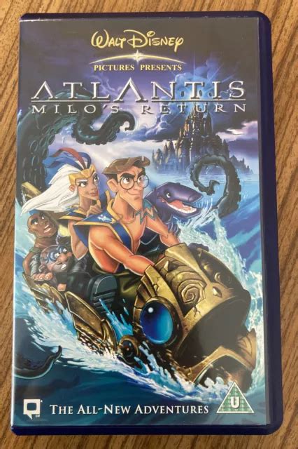 Disney Atlantis Milo S Return Vhs Video Cassette