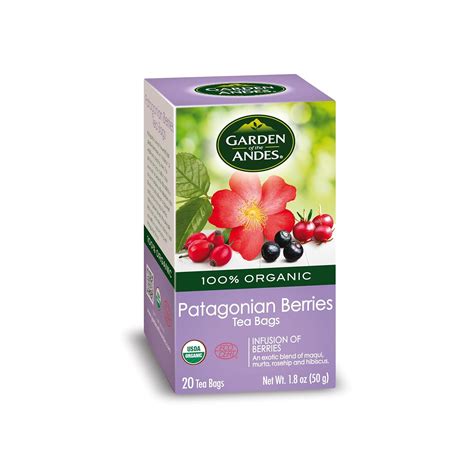 Garden Of The Andes Patagonian Berries 20 Individually Wrapped Tea Bags