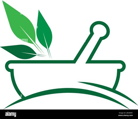 Medical Herbal Logo Vector Illustration Stock Vector Image Art Alamy