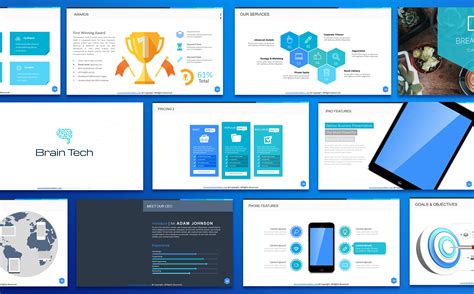 BrainTech PPT Slides For Consulting Business PowerPoint Template 66803