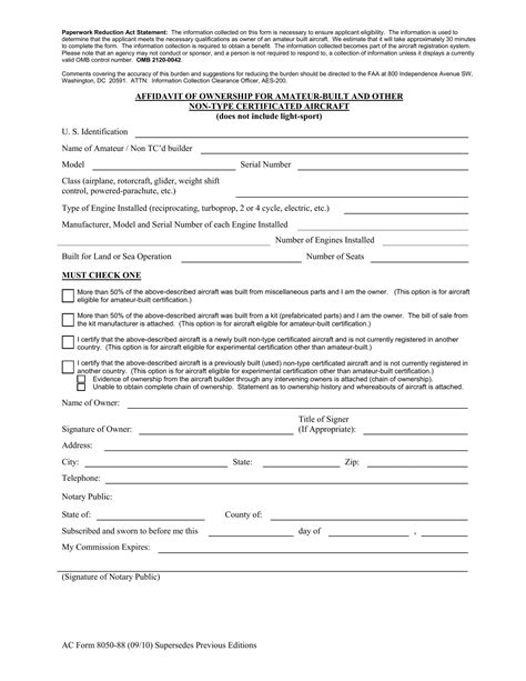 Ac Form 8050 88 Fill Out Printable PDF Forms Online