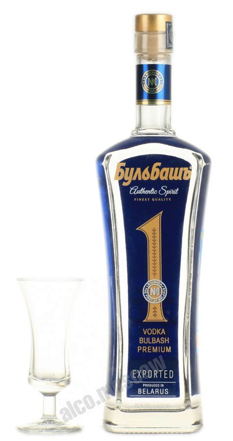 Водка Бульбашъ №1 купить РСТ Бульбашъ №1 цена