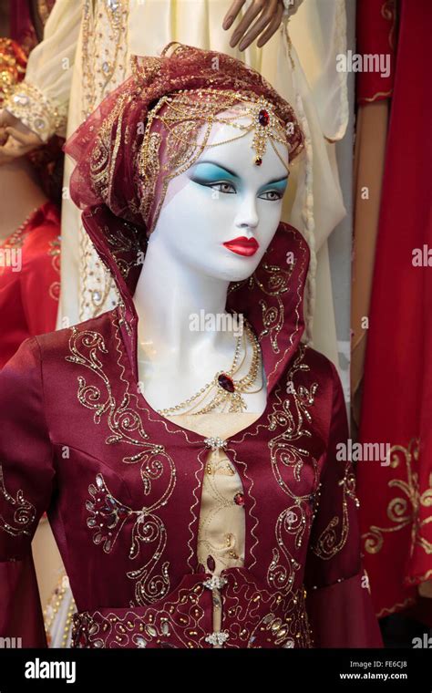 Manikin Wearing Traditional Turkish Dress Istanbul Turkey Stock Photo