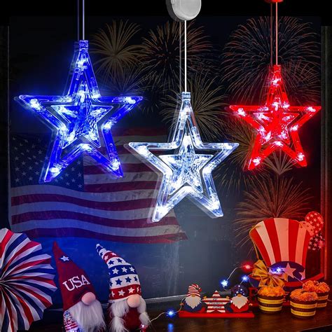 Amazon Lolstar Th Of July Decorations Pack Red White Blue