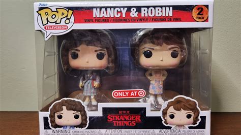 Nancy And Robin Funko Pop 2 Pack Unboxing And Review Strangerthings