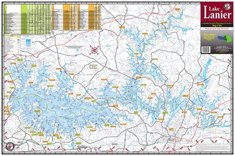 Lake Lanier Marinas Map