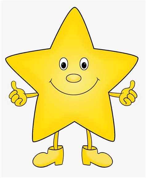 Star Clipart Happy Face Cartoon Star Clip Art Hd Png Download