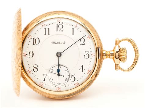 Lot 804 23 Jewel Maximus Waltham 14K Pocket Watch Case Auctions