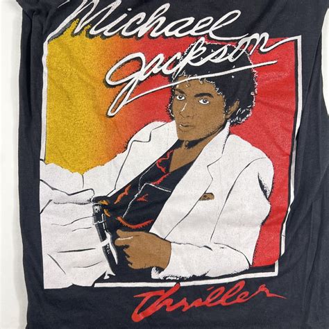 Vintage Michael Jackson Shirt S Sleeveless Thriller Gem