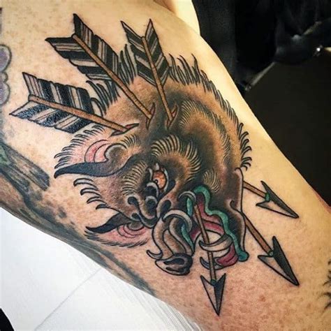 60 Cool Boar Tattoo Designs For Men 2023 Inspiration Guide