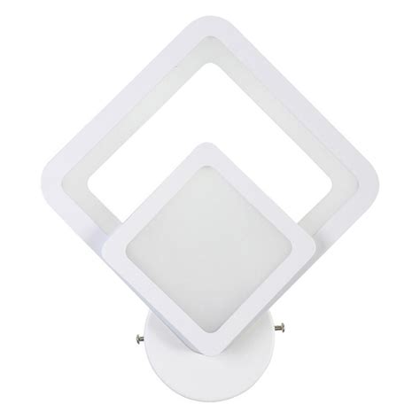 Vetrineinrete Applique Moderno Led A Rombo 12 Watt Lampada Da Parete