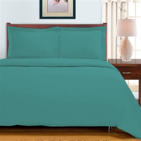 300 Thread Count Solid Egyptian Cotton Casual Duvet Cover Set By Blue Nile Mills Ebay